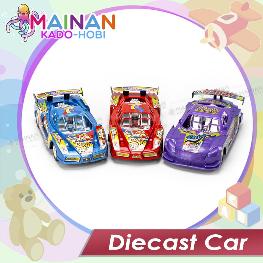 HADIAH ULANG TAHUN MAINAN ANAK LAKI DIECAST CAR MOBIL BALAP