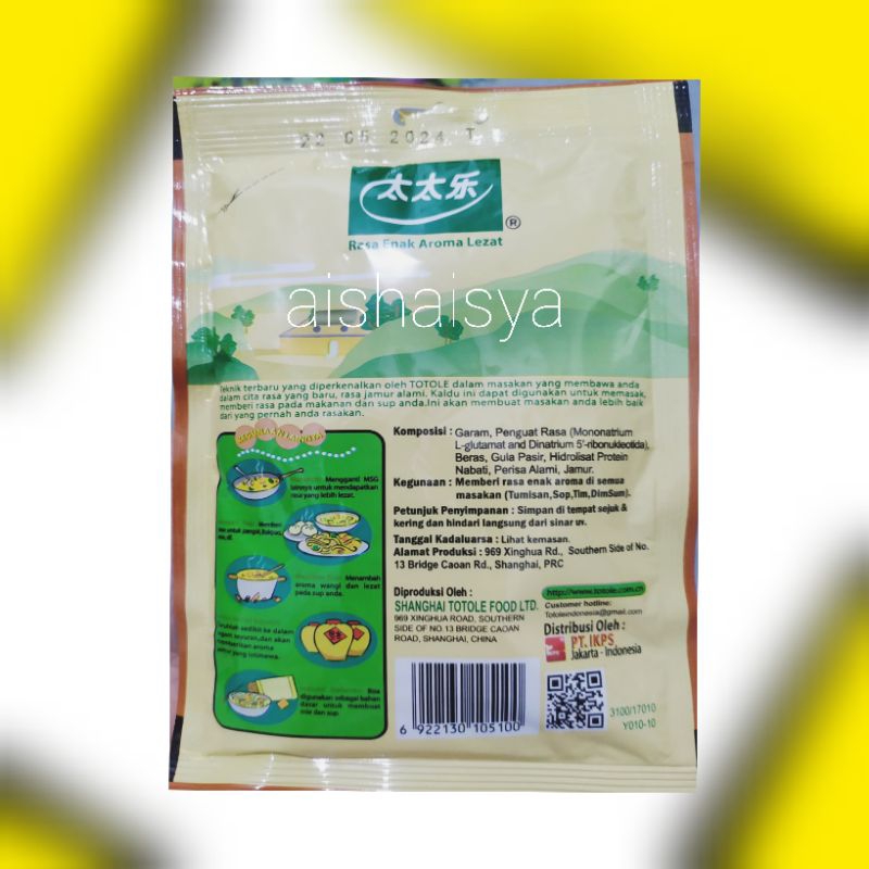 

Korzaln Totole Kaldu Jamur 80Gr Exp 2027 Halal Mpasi Vegan