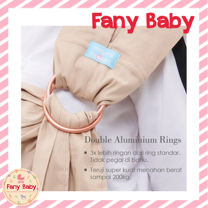 NATURAL MOMS PREMIUM BABY RING SLING