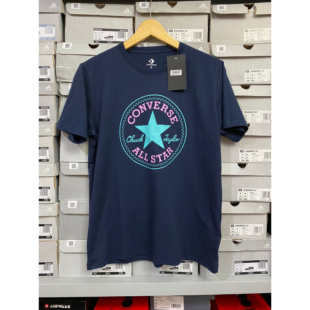 Converse Gotoct Tee Dark Navy CONMT4122467 Kaos Pria Original