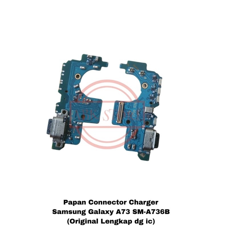 Papan Connector Charger Samsung Galaxy A73 A736 Flexible Con Cas Original