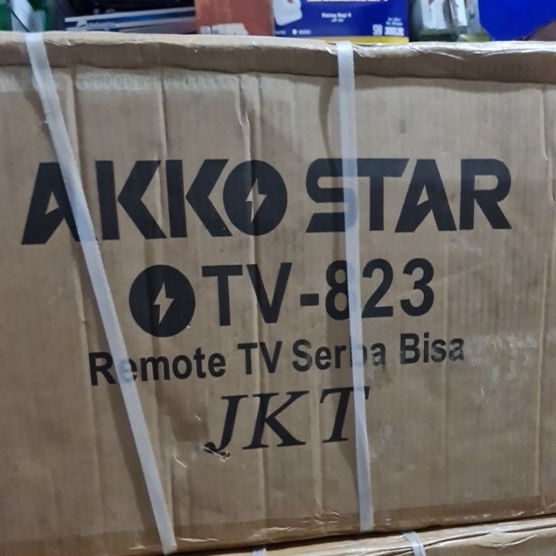 Remot remote tv universal 90% tanpa program Akko Star 823