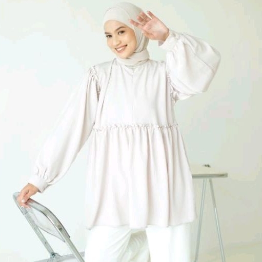 Eveseitch - Jenna Blouse - Blouse Crinkle Wanita