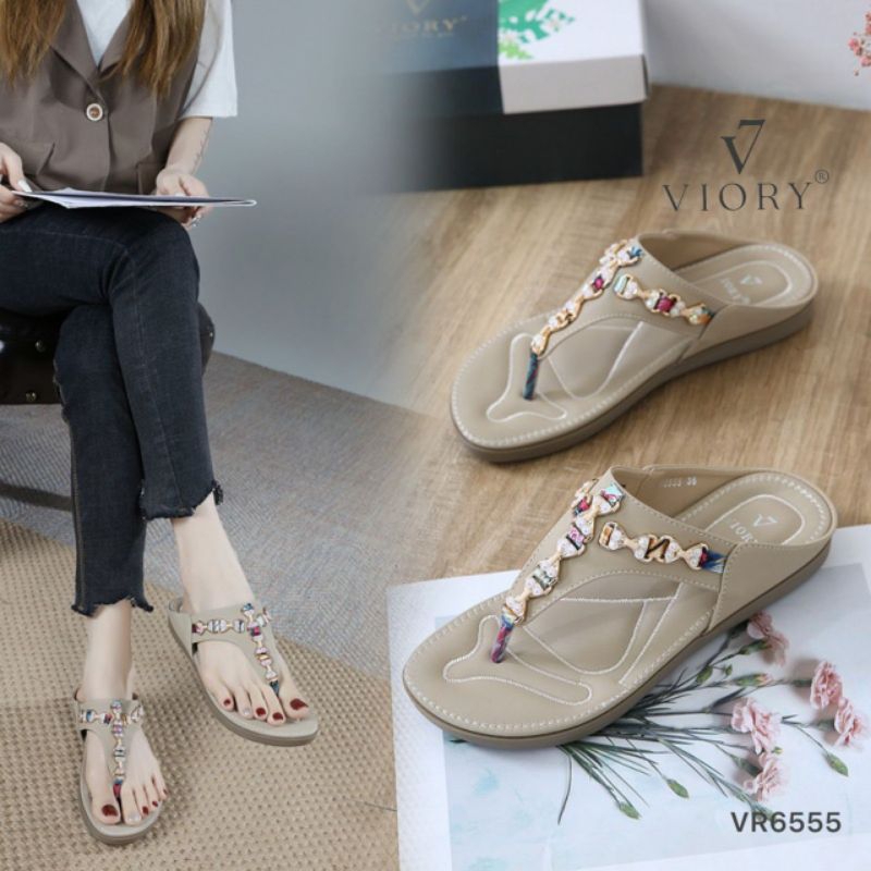 VIORY Sandal Jepit Shoes #VR6555 ORIGINAL