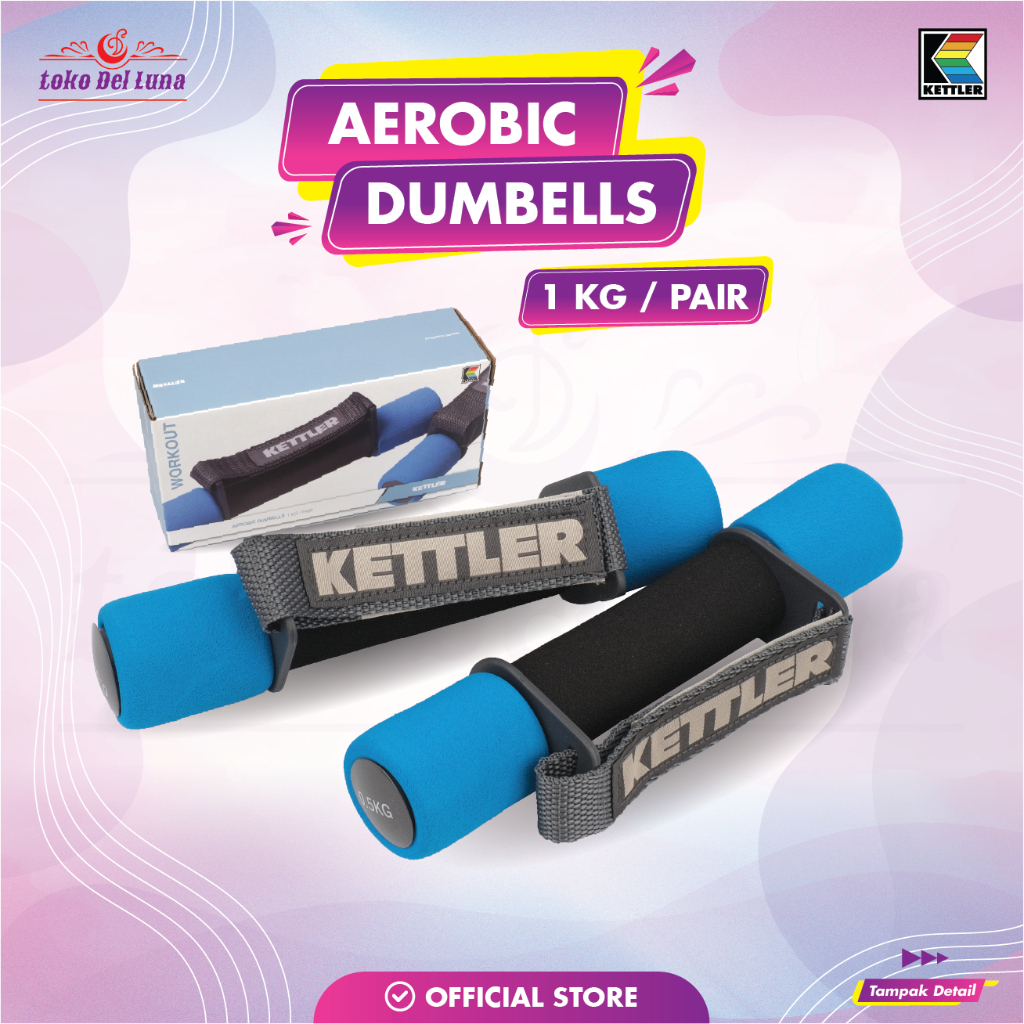 KETTLER Aerobic Dumbell 1Kg/Pair ( 2 x 0.5Kg )