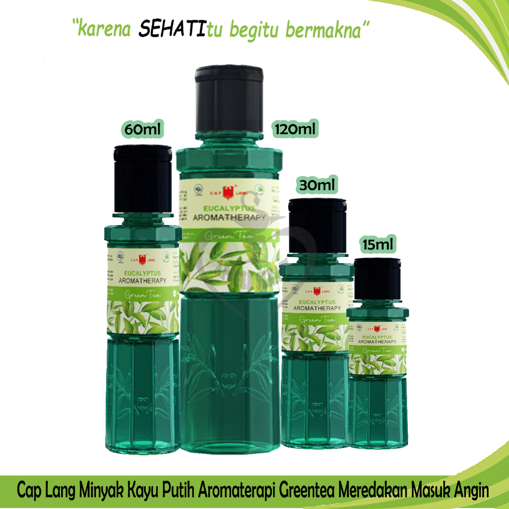 Minyak Kayu Putih Lang Aromaterapi Greentea Menghindari Gigitan Serangga