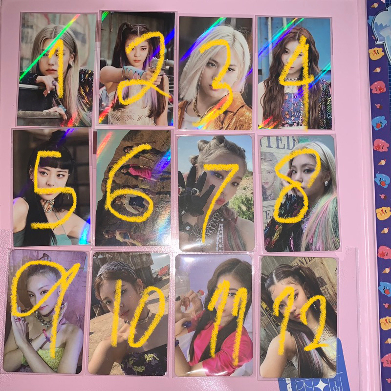 itzy not shy photocard official unit withdrama wd pob yeji lia ryujin chaeryeong yuna