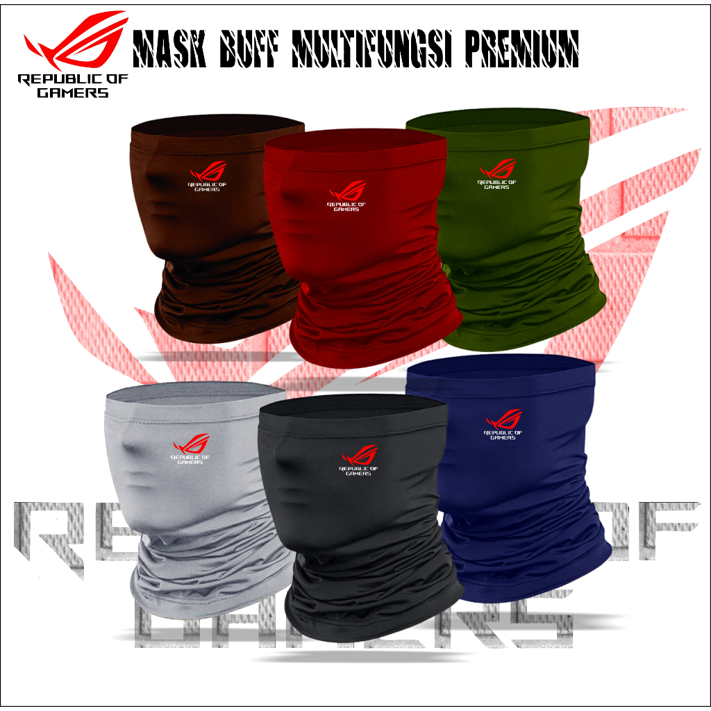 Mask Buff Bandana Multifungsi Premium Pengendara Motor ROG