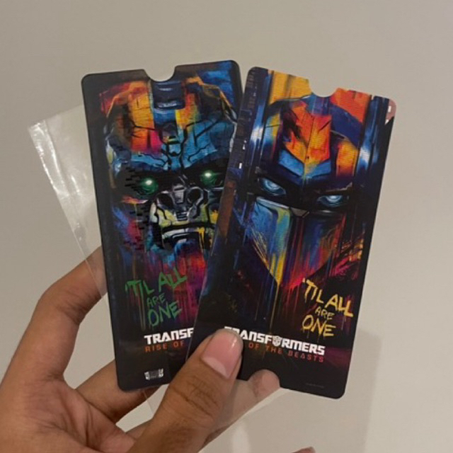 collectible ticket cgv transformers