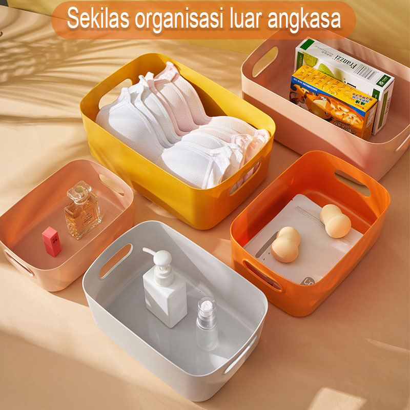 Kotak Penyimpanan Serbaguna/ Keranjang penyimpanan Serbaguna /Bin Organizer /Kotak penyimpanan desktop aksesori kecil