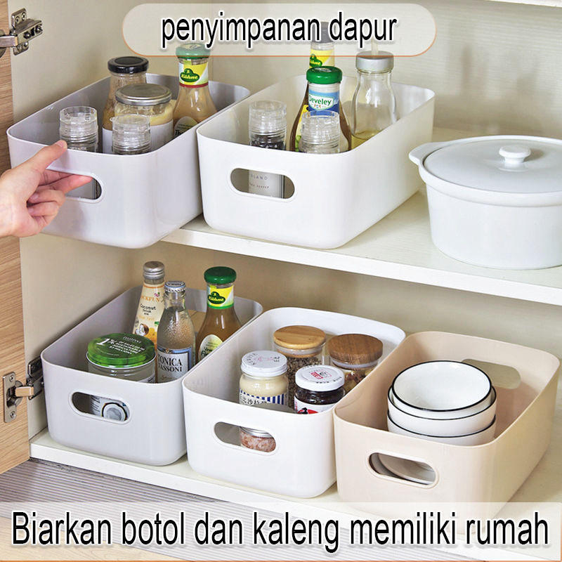 Kotak Penyimpanan Serbaguna/ Keranjang penyimpanan Serbaguna /Bin Organizer /Kotak penyimpanan desktop aksesori kecil