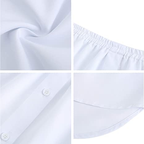 Fake Kemeja Rok Kemeja Palsu Rok Sambungan Shirt Extender Inner Skirt Pemanjang Baju Sambungan Baju Fake Kemeja Korea Style Fake Layering