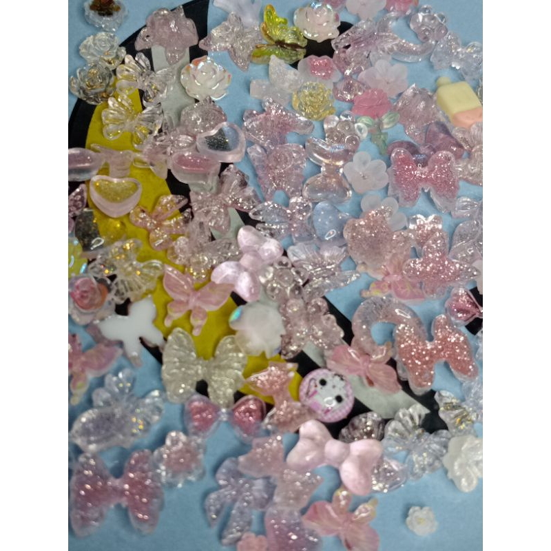 

aksesoris mix pink