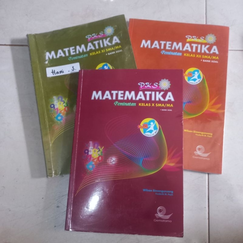 bekas PKS MATEMATIKA SMA KELAS 1,2 dan 3 PEMINATAN gematama