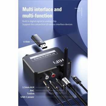 VAORLO DAC Audio Bluetooth 5.1 Receiver HiFi Digital to Analog - BLS-B35