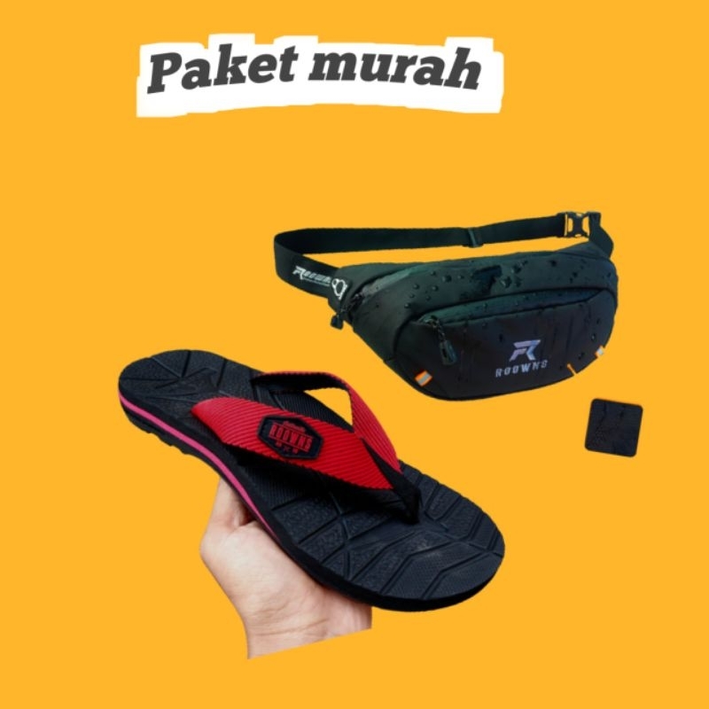 Paket Hemat Sandal Gunung Sendal Jepit Outdoor Sandal Struggle Roowns Zigo Woven