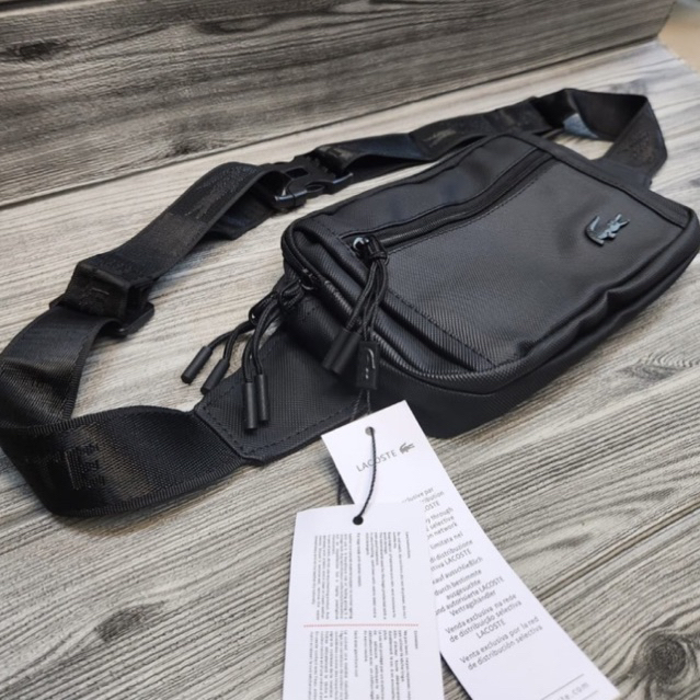 Waistbag Tas pinggang Multifungsi Lcoste HF7287 Pria/Wanita Tas Pinggang Import