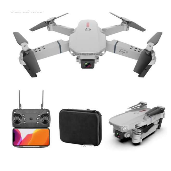 Drone 4K Camera Drone Kamera E88 Pro Dual Camera Mini Drone (All type)