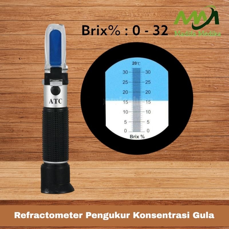 Alat Pengukur Tekanan Alkohol Anggur  Bir  Refractometer