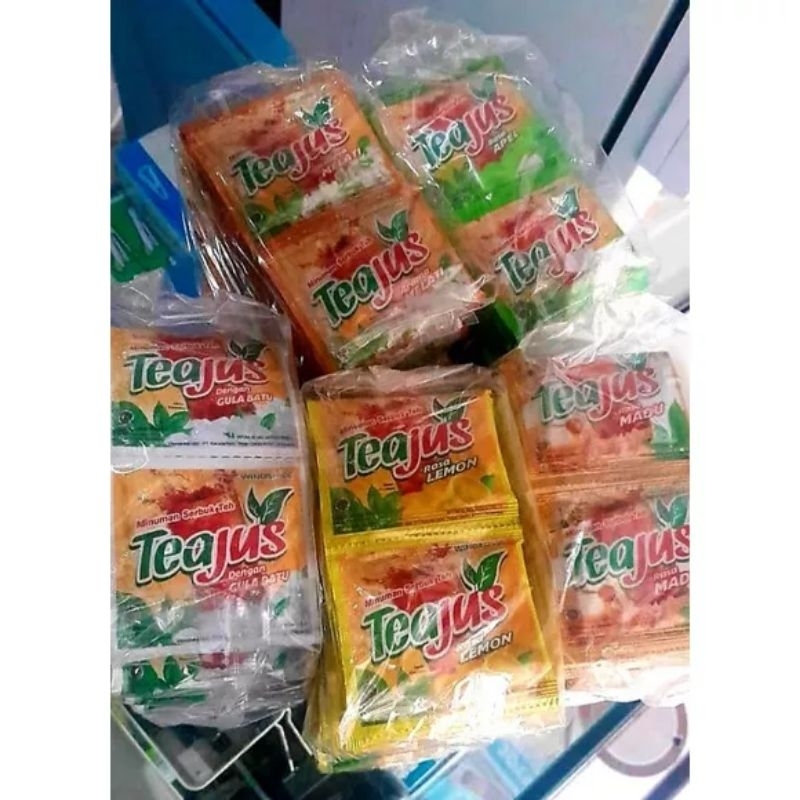 

TEA JUS Renceng Teajus Semua Rasa Tejus 1Pak isi ( 60 Sachet )