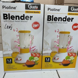 Pioline Blender T8 - Blender Kaca 1.2 Liter 2IN1