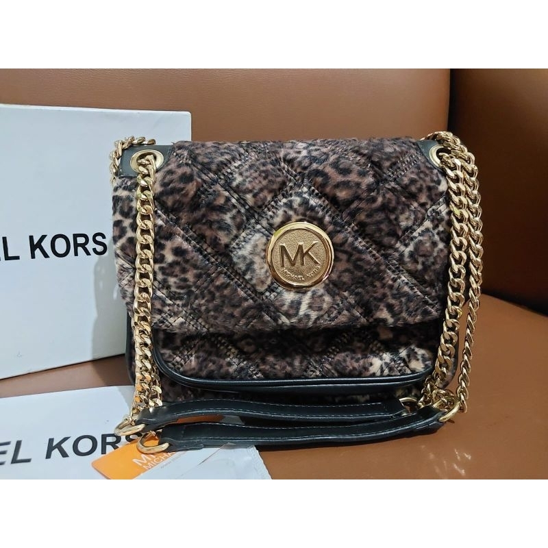 Preloved  rasa BARU tas ala Mk motif leopard