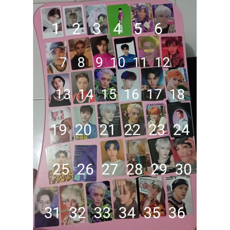 official photocard pc nct taeyong 127 natrep polaroid home md r2 ar clip chatarsis ld 2 baddies fire