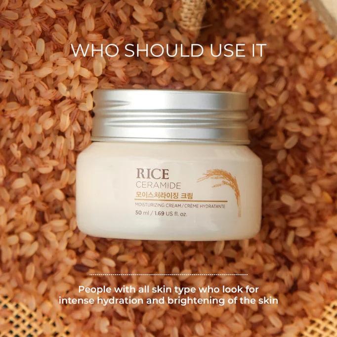 THEFACESHOP - Rice Ceramide Moisturizing Cream 50 ml