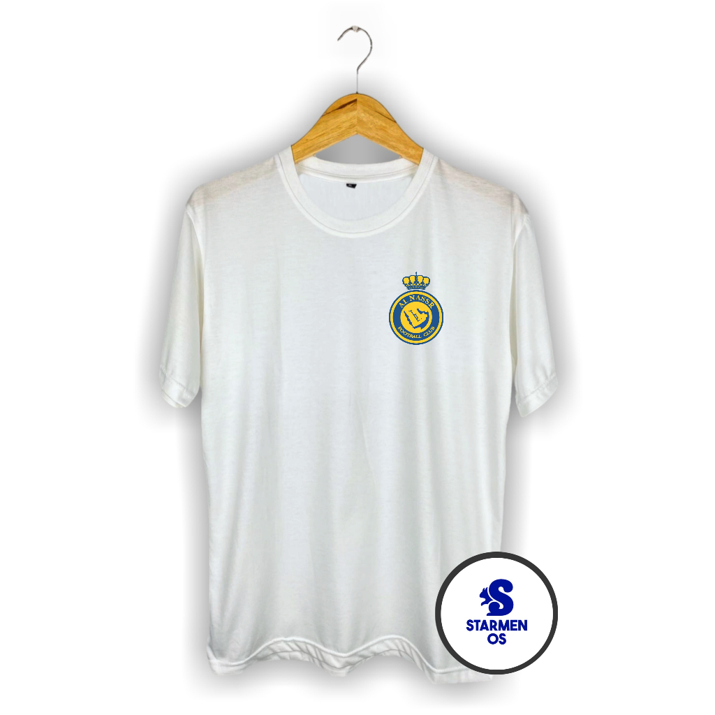 Kaos Distro Pria T-Shirt Motif Kata Kata Logo ALNASSR FC