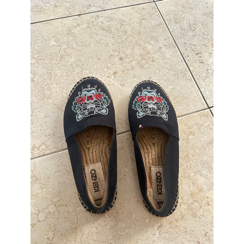 Kenzo tiger shoes biru preloved