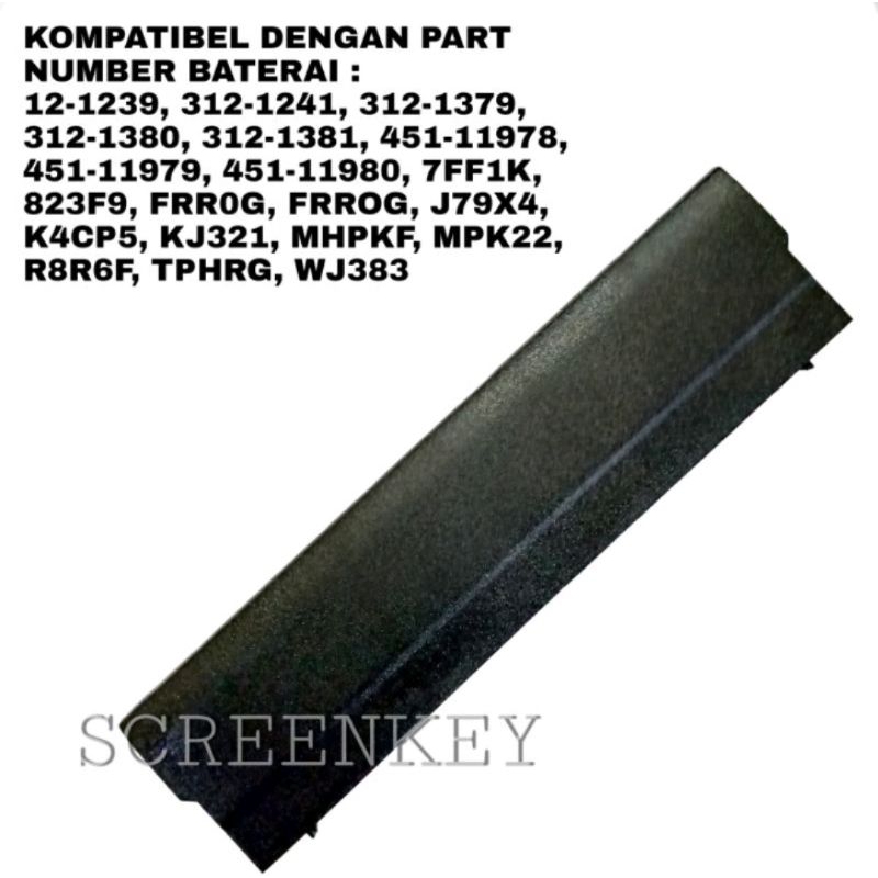 Baterai Original Laptop Dell Latitude E6220 E6230 E6320 E6330 E6430S