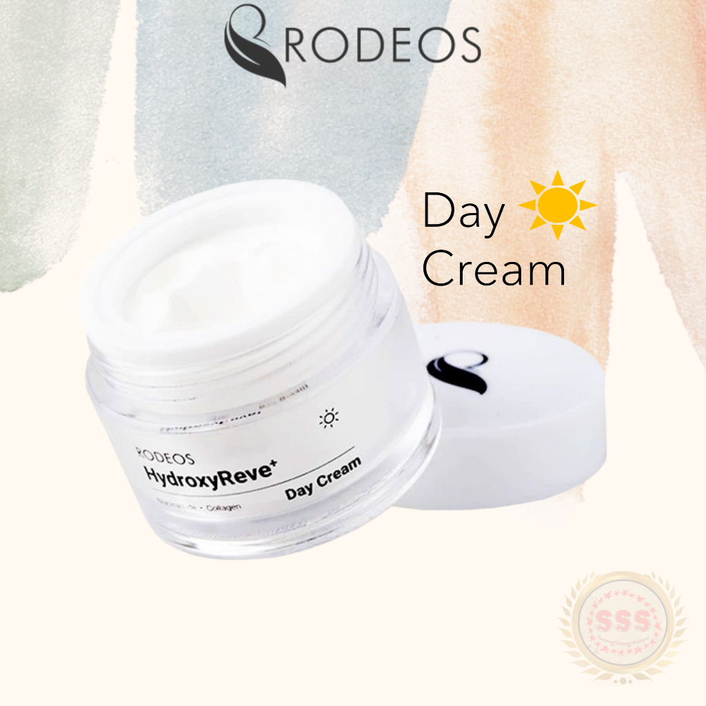 RODEOS HydroxyReve+ Day Cream Niacinamide Collagen 14gr