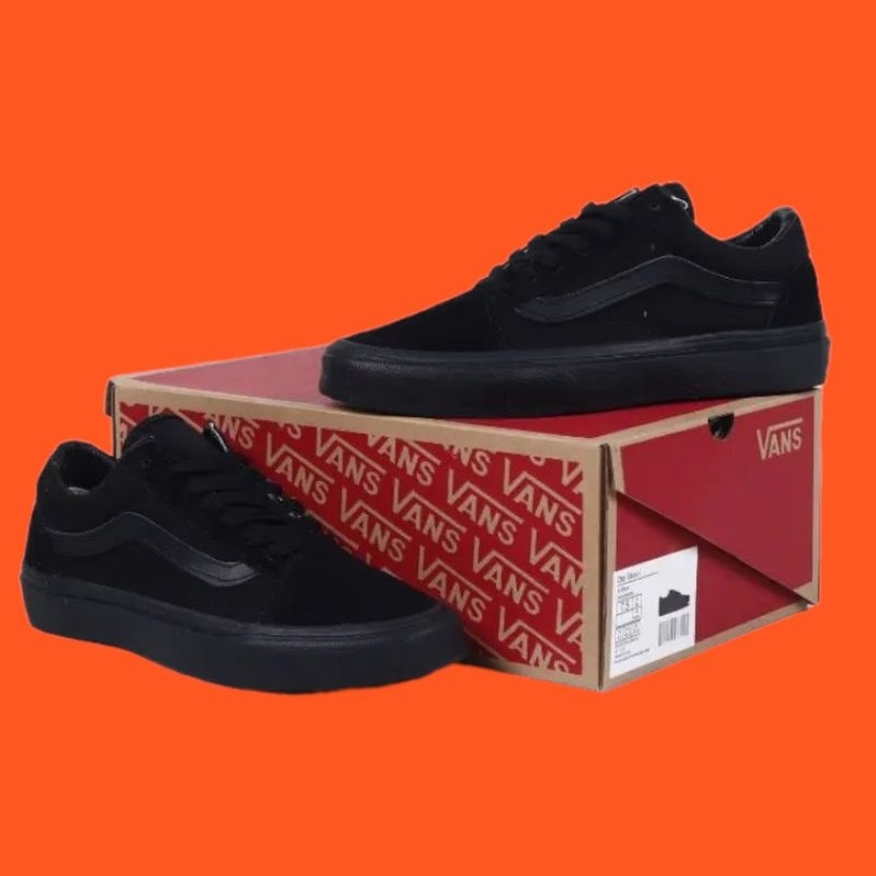 [BISA COD] VANS OLDSKOOL CLASSIC FULLBLACK PREMIUM