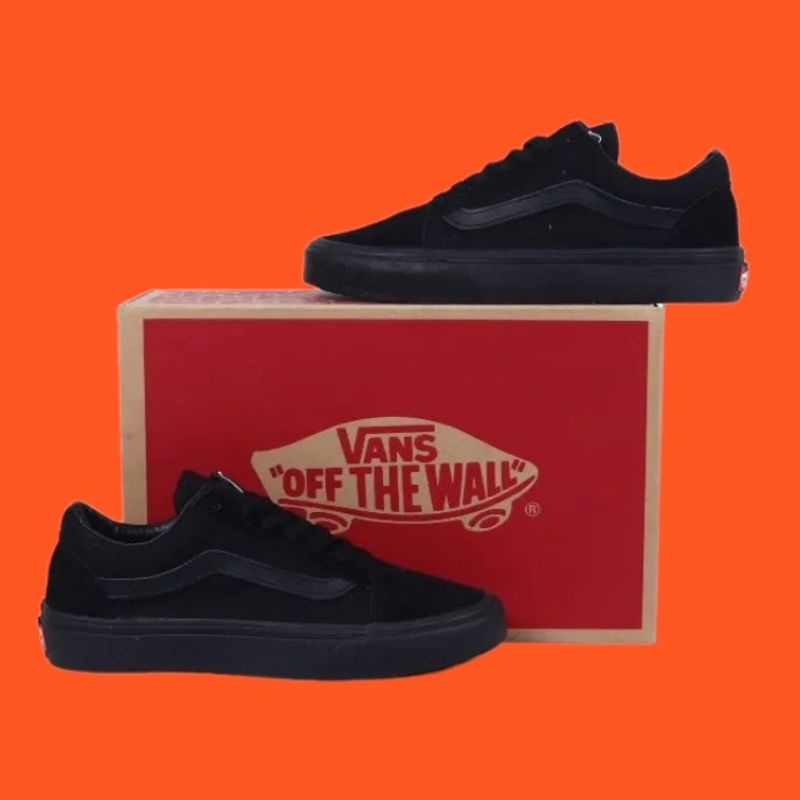 [BISA COD] VANS OLDSKOOL CLASSIC FULLBLACK PREMIUM