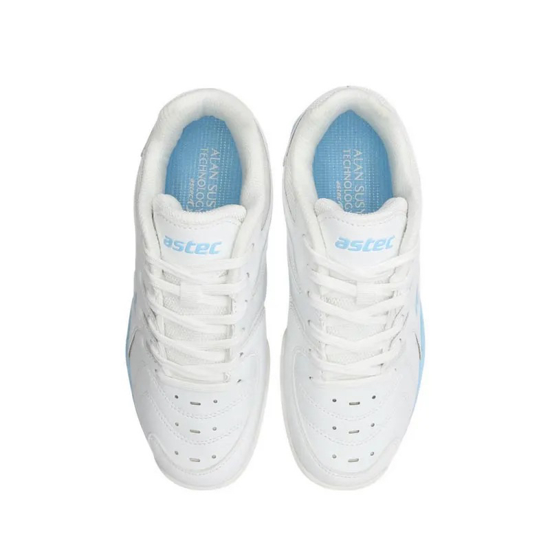 Astec Geri Women's Badminton Shoes- White/Blue