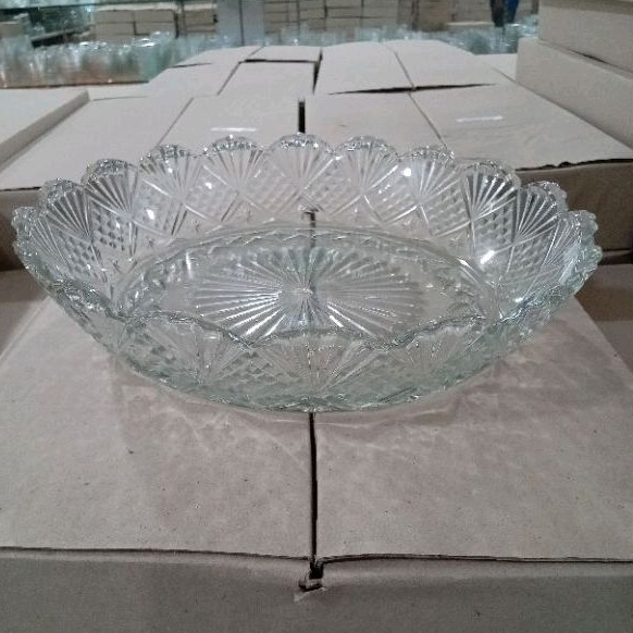 Mangkuk Salad Jumbo 1Pcs (Diameter 25cm) / Mangkuk Salad Jumbo / Mangkuk Beling Jumbo / Mangkuk Kaca