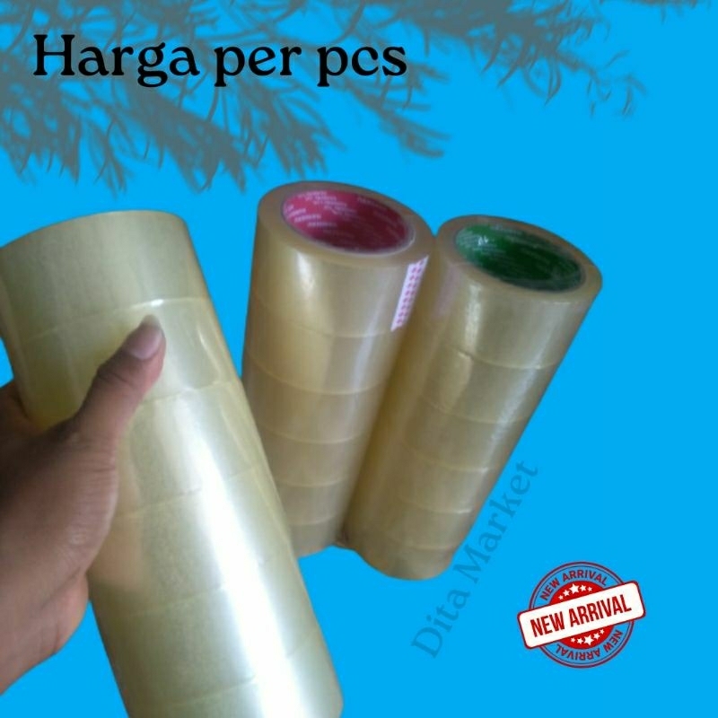 Lakban Bening HANDERU 45mm x 45mic x 72 Yard / HANDERU Tape 45mm x 45mic x 72 Yard