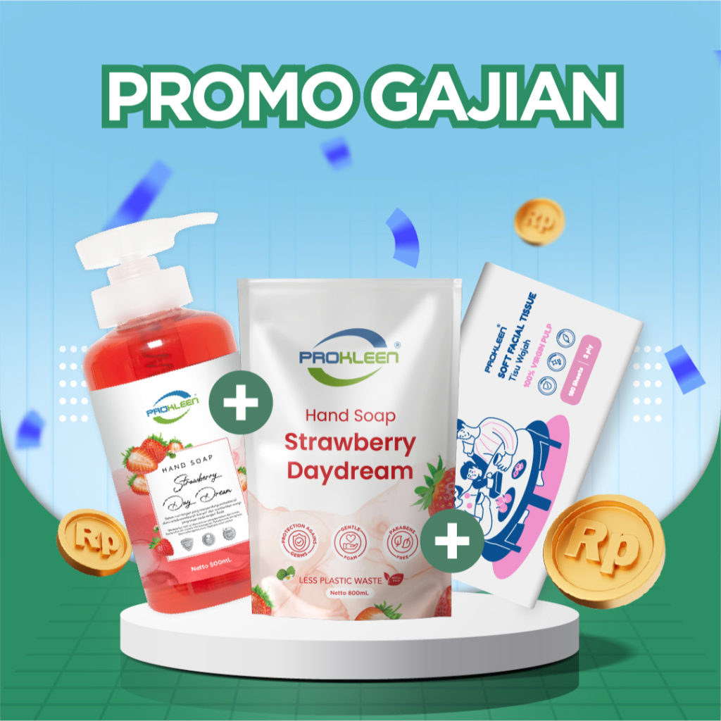 [PMR] Sabun Cuci Tangan Antiseptik Hand Soap 800mL+500mL + Tissue 180s