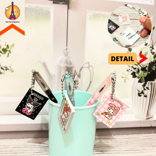 

Pulpen Gel Gantungan Buku Sanrio Motif Sanrio Kuromi Pom Purin Melody Cinnamoroll Tinta Hitam 0,38mm Tersedia Refill Pen Gel Stationery For School Alat Tulis Kantor Sekolah Ready Grosir Kado Ulang Tahun READY COD