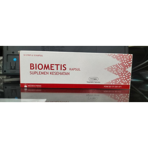 Biometis Box 100's Kapsul Metiska - Vitamin Penambah Darah