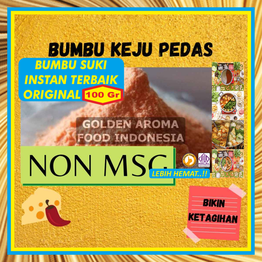 

Bumbu Hotpot Instan Keju PedasNon MSG 100Gr Sample Spicy Cheese Kecil Tanpa MSG Kecil Halal Suki Steamboat Shabu Sabu Kuah Soup Original Stemboat Steambot Steamboot Sukiyaki Grill Bakar Instant Gafi Murah Enak Terbaik Premium Promo Rekomendasi