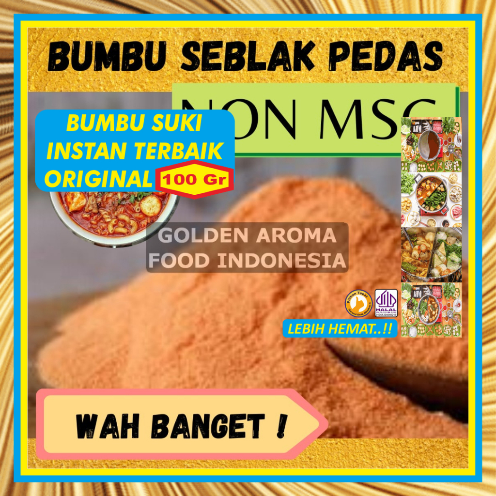 

Bumbu Hotpot Instan Seblak Pedas Non MSG 100Gr Sample Seblak Spicy Mentai Kecil Tanpa MSG Kecil Halal Suki Steamboat Shabu Sabu Kuah Soup Original Stemboat Steambot Steamboot Sukiyaki Grill Bakar Instant Gafi Murah Enak Terbaik Premium Promo Rekomendasi