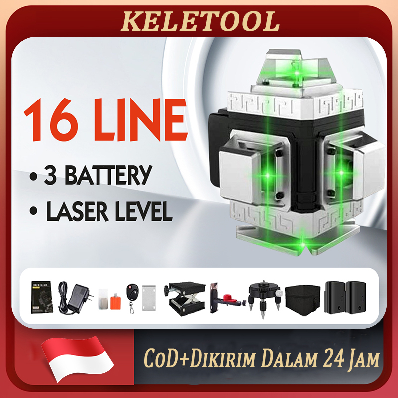 laser level waterpass laser harga laser level laser bangunan laser level 4d 16 line tingkat laser