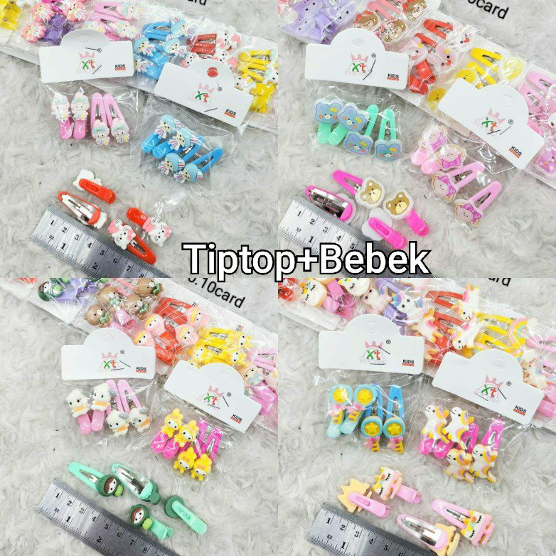 [ 1SET ] JEPITAN RAMBUT ANAK LUCU IMPORT