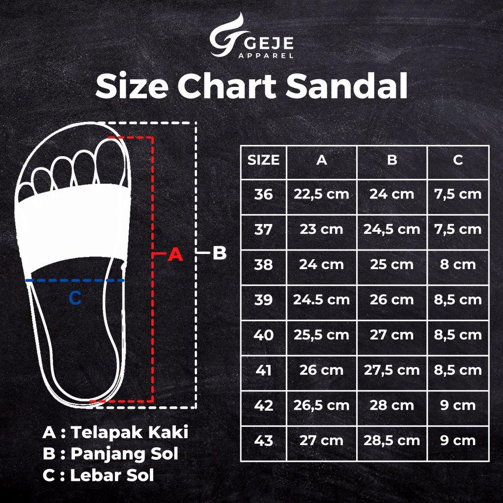 Geje Apparel - Sendal Slide Webing Black