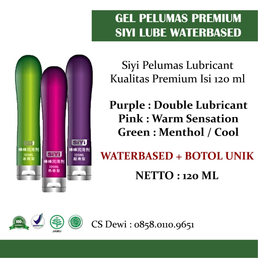 Gel Pelumas !20 ml - Gel Pelumas dan Pelicin Wanita - Lubricant Waterbased