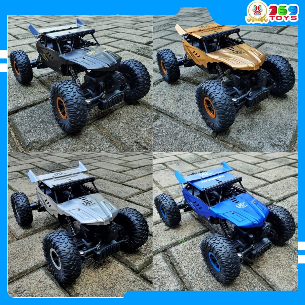 ROCK CRAWLER 4WD RC OFFROAD REMOTE CONTROL MONSTER 1:18