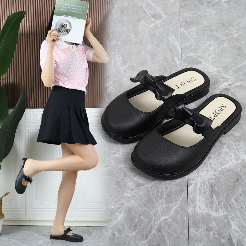 AND / COD / Sepatu Wanita Import Sepatu Slip On Perempuan Fashion Terkini Sepatu Jalan Cewek Kasual Motif Pita SPT-70