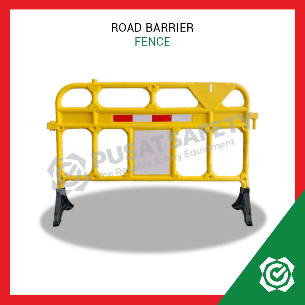 Pagar Pembatas Jalan Plastik Road Barrier Plastic Safety Fence