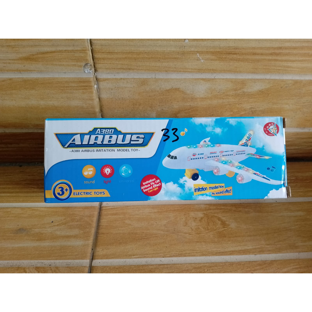 mainan anak pesawat baterai